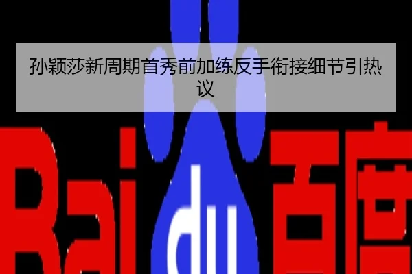 孙颖莎新周期首秀前加练反手衔接细节引热议